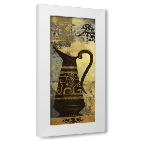 Vintage Vessel I White Modern Wood Framed Art Print by Marcon, Michael