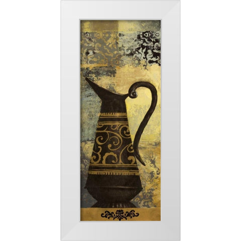 Vintage Vessel I White Modern Wood Framed Art Print by Marcon, Michael
