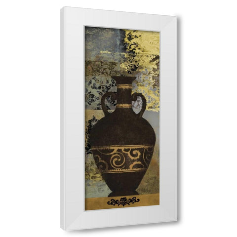 Vintage Vessel II White Modern Wood Framed Art Print by Marcon, Michael