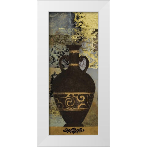 Vintage Vessel II White Modern Wood Framed Art Print by Marcon, Michael
