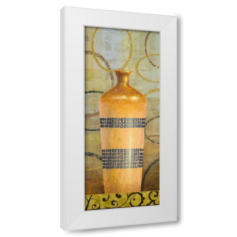 Symphony II White Modern Wood Framed Art Print by Marcon, Michael