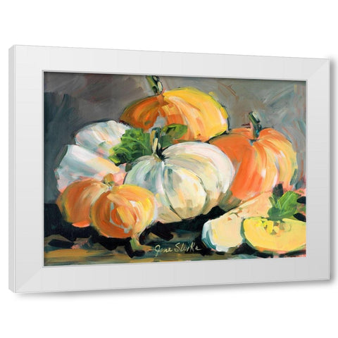 Harvested I White Modern Wood Framed Art Print by Slivka, Jane