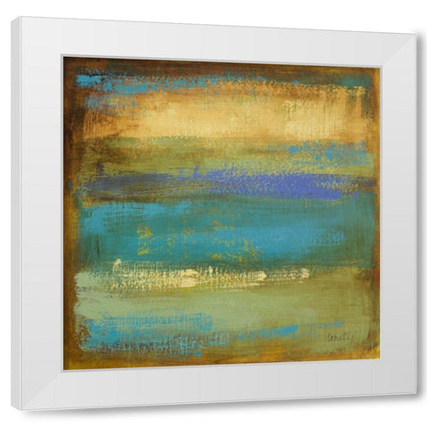 Spring Landscape I White Modern Wood Framed Art Print by Loreth, Lanie