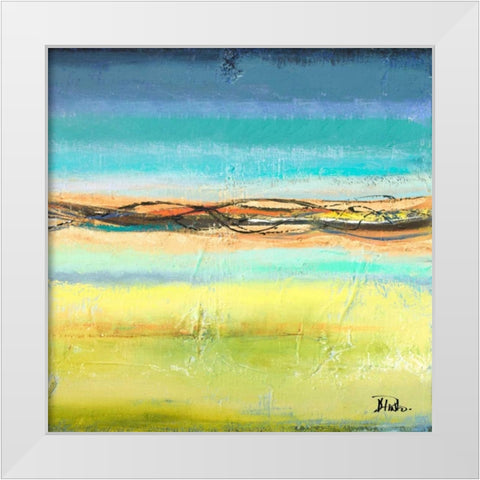 Twilight II White Modern Wood Framed Art Print by Pinto, Patricia