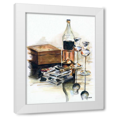 A Good Night White Modern Wood Framed Art Print by French-Roussia, Heather