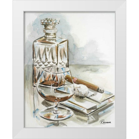 19th Hole White Modern Wood Framed Art Print by French-Roussia, Heather