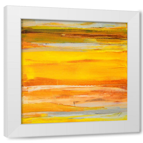 Quiet Time Square I White Modern Wood Framed Art Print by Loreth, Lanie