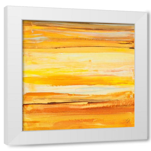 Quiet Time Square II White Modern Wood Framed Art Print by Loreth, Lanie