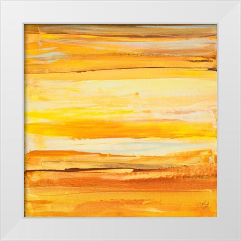 Quiet Time Square II White Modern Wood Framed Art Print by Loreth, Lanie