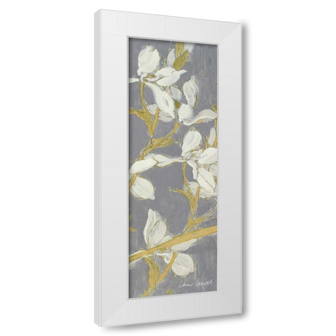 Tranquil Elegance Panel V White Modern Wood Framed Art Print by Loreth, Lanie