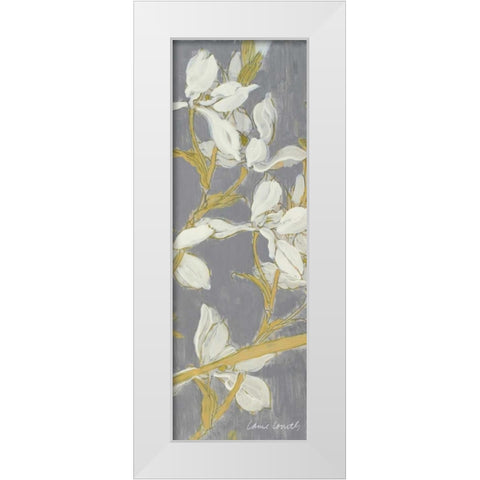 Tranquil Elegance Panel V White Modern Wood Framed Art Print by Loreth, Lanie