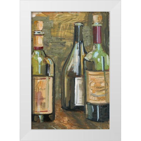 Vino II White Modern Wood Framed Art Print by French-Roussia, Heather