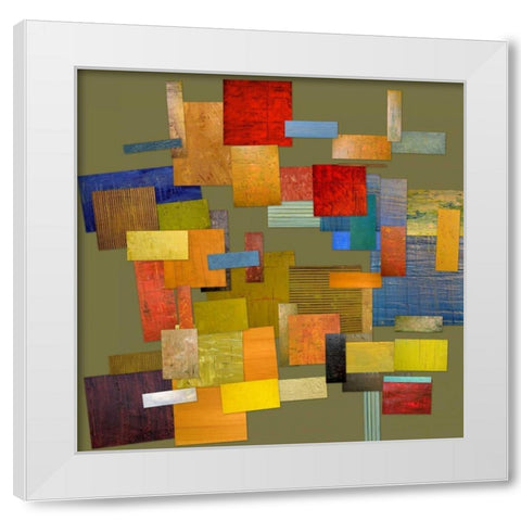 Scrambled eggs II White Modern Wood Framed Art Print by Calkins, Michelle