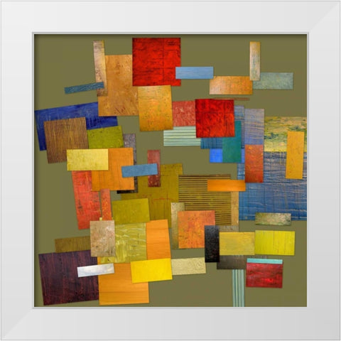 Scrambled eggs II White Modern Wood Framed Art Print by Calkins, Michelle