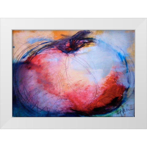 Apple White Modern Wood Framed Art Print by Hoffman, Kate