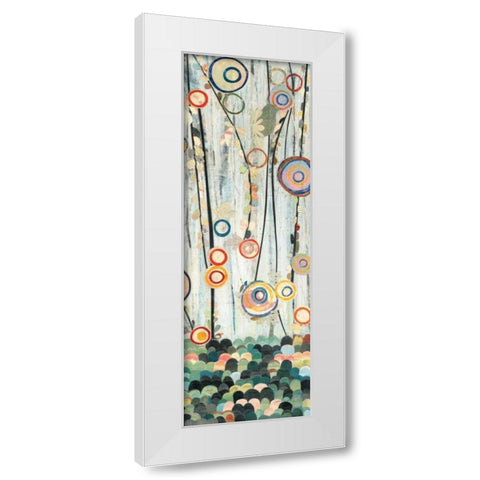 Blooming Meadow II White Modern Wood Framed Art Print by Boggs, Candra