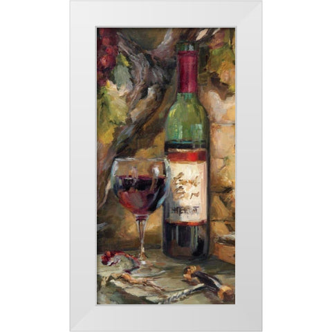 Le Cour de le Chateau I White Modern Wood Framed Art Print by Hageman, Marilyn