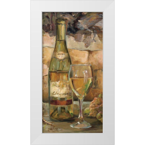 Le Cour de le Chateau II White Modern Wood Framed Art Print by Hageman, Marilyn