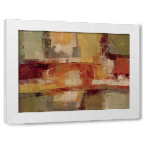 Summer Playground White Modern Wood Framed Art Print by Vassileva, Silvia