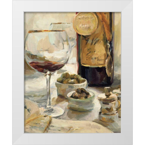 Award Winning Wine I White Modern Wood Framed Art Print by Hageman, Marilyn