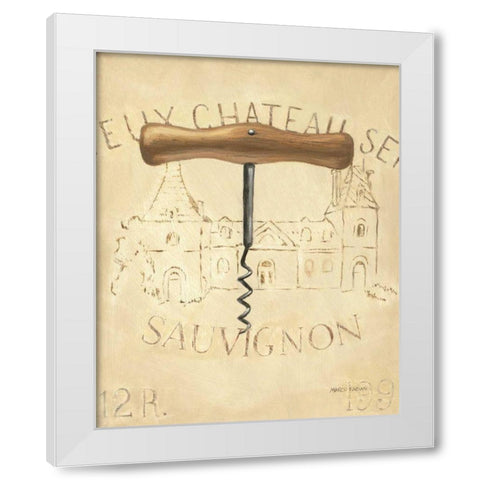 Chateau Nouveau Element IV White Modern Wood Framed Art Print by Fabiano, Marco