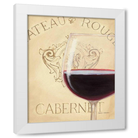 Chateau Nouveau Element IX White Modern Wood Framed Art Print by Fabiano, Marco