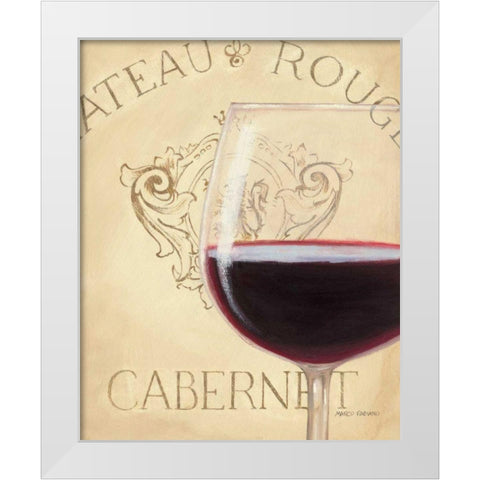 Chateau Nouveau Element IX White Modern Wood Framed Art Print by Fabiano, Marco