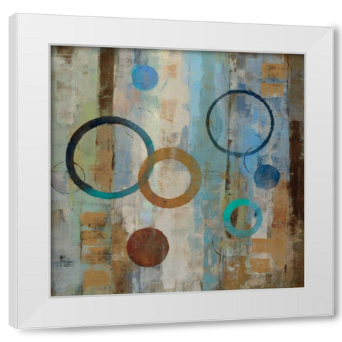 Bubble Graffiti II White Modern Wood Framed Art Print by Vassileva, Silvia