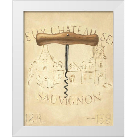 Chateau Nouveau Element IV White Modern Wood Framed Art Print by Fabiano, Marco