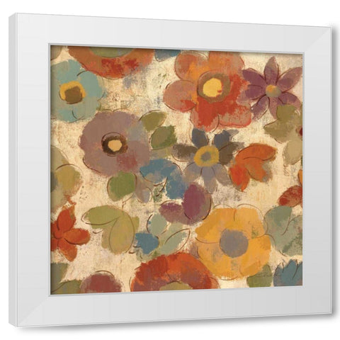 Hazel Eyes II White Modern Wood Framed Art Print by Vassileva, Silvia