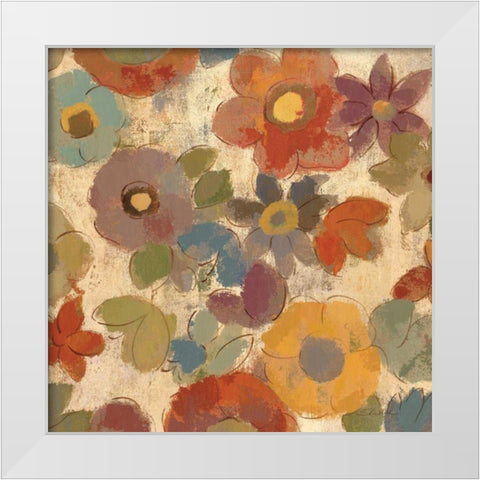Hazel Eyes II White Modern Wood Framed Art Print by Vassileva, Silvia