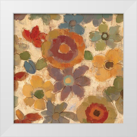 Hazel Eyes III White Modern Wood Framed Art Print by Vassileva, Silvia