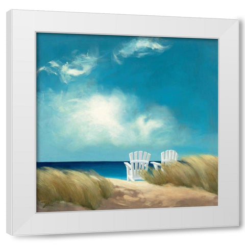 A Perfect Day White Modern Wood Framed Art Print by Purinton, Julia