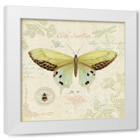 Cote Jardin II White Modern Wood Framed Art Print by Brissonnet, Daphne
