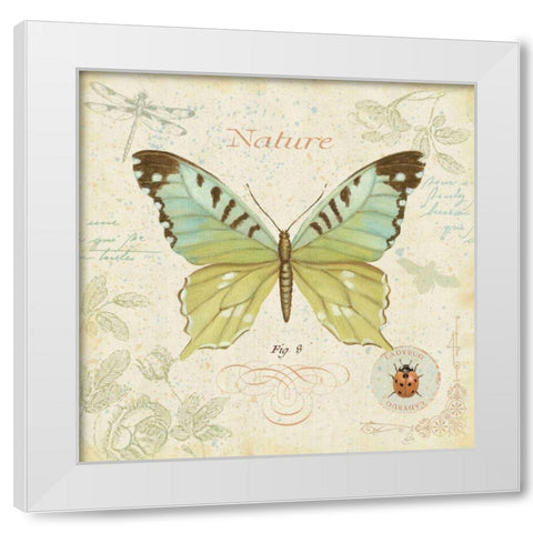 Cote Jardin III White Modern Wood Framed Art Print by Brissonnet, Daphne