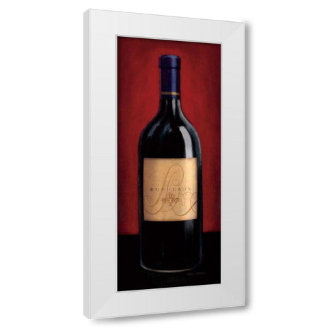 Bordeaux White Modern Wood Framed Art Print by Fabiano, Marco