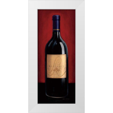 Bordeaux White Modern Wood Framed Art Print by Fabiano, Marco