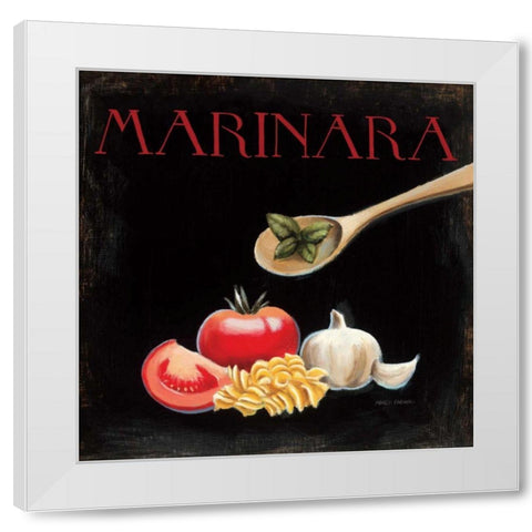 Italian Cuisine IV White Modern Wood Framed Art Print by Fabiano, Marco