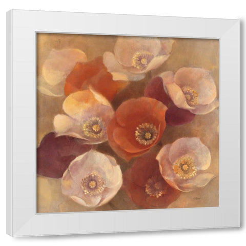 Eventide White Modern Wood Framed Art Print by Hristova, Albena