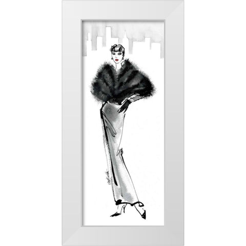 Fifties Fashion I with Red White Modern Wood Framed Art Print by Tavoletti, Anne