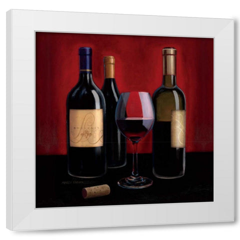 Grand Reserve Square II White Modern Wood Framed Art Print by Fabiano, Marco