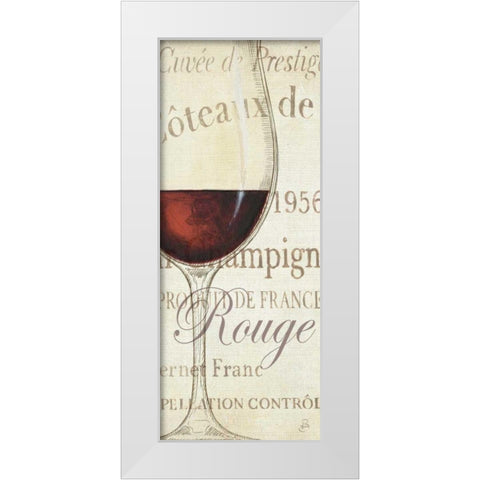 Les Rouge White Modern Wood Framed Art Print by Brissonnet, Daphne