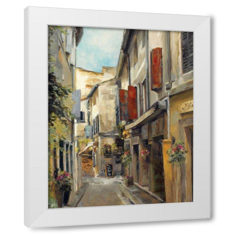 Old Town I White Modern Wood Framed Art Print by Hageman, Marilyn