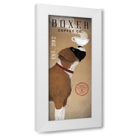 Boxer Coffee Co. v White Modern Wood Framed Art Print by Fowler, Ryan