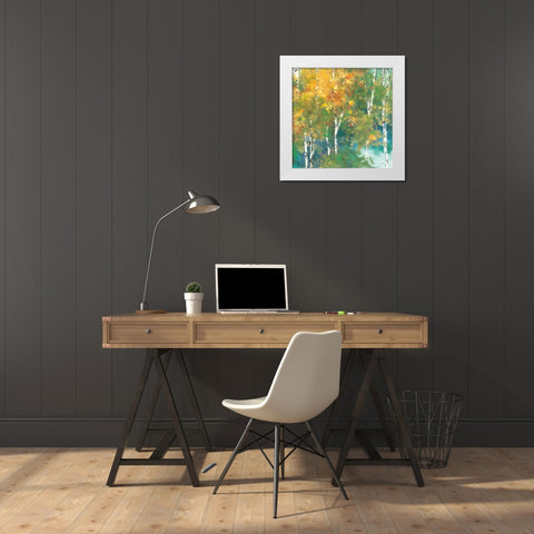 Confetti I White Modern Wood Framed Art Print by Purinton, Julia