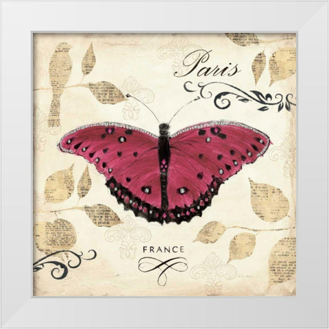 Natures Gem II White Modern Wood Framed Art Print by Adams, Emily