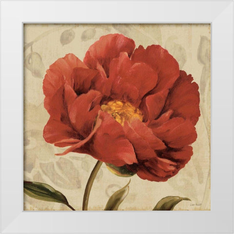 Floral Romance II C White Modern Wood Framed Art Print by Audit, Lisa
