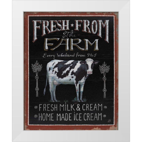 Farmers Market II White Modern Wood Framed Art Print by Brissonnet, Daphne