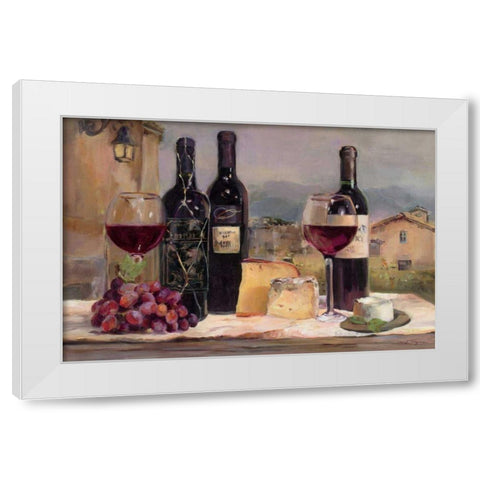 Villa Reds White Modern Wood Framed Art Print by Hageman, Marilyn