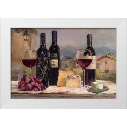 Villa Reds White Modern Wood Framed Art Print by Hageman, Marilyn